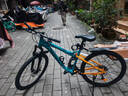鳳凰（Phoenix）山地自行車(chē)成年人大學(xué)生12到18歲青少年軟尾雙減震青少年變速單車(chē) 軟尾雙減震-海岸藍橘-軸承輻條輪 26英寸 適合160-190CM 30速+可鎖死前叉【送手機支架】 曬單實(shí)拍圖