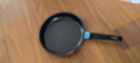 【煎炸神器】家用不粘鍋迷你小煎鍋平底鍋煎蛋煎餅鍋戶外鍋具 麥飯石 18cm 曬單實拍圖