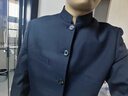 羅蒙中山裝西服套裝男士結(jié)婚禮服立領(lǐng)爸爸裝新中式新郎訂婚中國(guó)風(fēng)西裝 曬單實(shí)拍圖