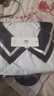 學(xué)院風(fēng)日系可愛JK制服水手服青春減齡顯瘦裙子短裙襯衫 jk制服+黑絲襪 均碼 85-120斤 曬單實拍圖