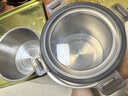 嘩啦啦316不銹鋼保鮮盒食品級(jí)飯盒冰箱盒子密封碗家用圓形帶蓋的湯碗 316圓形組合裝【600+1100】 曬單實(shí)拍圖
