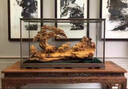大型崖柏金絲楠木山里人家根雕木雕客廳辦公家居開(kāi)業(yè)喬遷禮品擺件 定金聯(lián)系客服先選款再拍500 曬單實(shí)拍圖