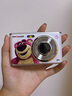 松典（SONGDIAN）數碼相機前后雙攝草莓熊聯(lián)名款卡片高清4K照相機 冰川白 128G內存卡【約可存12000張】 曬單實(shí)拍圖