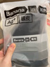 蕉內(nèi)（Bananain）銀皮301S襪子男士商務(wù)休閑新疆精梳棉10A抗菌防臭夏船襪短中筒5雙 【短筒】純黑*2+烏灰*2+中冷灰 均碼 曬單實拍圖
