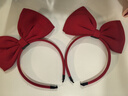 迪士尼（Disney）可愛(ài)頭飾米奇發(fā)箍女超大蝴蝶結在逃公主頭箍星黛露發(fā)卡發(fā)飾 20#白雪公主大蝴蝶結大紅 【含雨 曬單實(shí)拍圖
