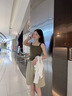 名創(chuàng)優(yōu)品（MINISO）運(yùn)動(dòng)短褲女夏季薄款2025新款韓版中褲灰色寬松直筒休閑闊腿五分褲 【重磅流線棉】麻灰(純色) M /160(升級針織面料) 曬單實(shí)拍圖