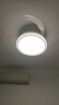 惠普普瑞護(hù)眼LED隱形扇葉餐廳遙控調(diào)光一體吊扇風(fēng)扇燈中山燈具包安裝 曬單實(shí)拍圖