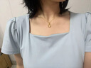 老鳳祥莫比烏斯項(xiàng)鏈女純銀輕奢小眾簡約吊墜七夕情人節(jié)生日禮物送女友 【經(jīng)典品牌禮盒】莫比烏斯項(xiàng)鏈 曬單實(shí)拍圖