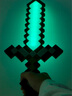minecraft我的世界鉆石劍mc網(wǎng)游周邊發(fā)光玩具小夜燈手辦模型生日禮物火把燈 【升級款】九色劍燈（可分離） 曬單實(shí)拍圖