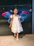 G.DUCKKIDS童裝兒童公主裙夏季2025新款裙子女童連衣裙夏裝人魚姬網(wǎng)紗蓬蓬裙 米白色 110 尺碼4~5歲【100-110cm】 曬單實(shí)拍圖