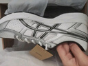 亞瑟士ASICS網(wǎng)面跑鞋百搭男鞋緩震運動鞋透氣跑步鞋 GEL-CONTEND 4 白色/銀色 42.5 曬單實拍圖