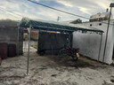 美凌時尚家戶外遮陽棚停車棚雨棚酒席帳篷擺攤防曬防雨養(yǎng)殖大棚大排檔門面 墨綠色 3米寬X4米長【加粗4腳】 曬單實拍圖