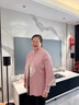 俞兆林（YUZHAOLIN）2025新款媽媽秋裝中式衣服紅色針織兩件套中老年女裝毛衫50歲外套 FXN8108672 國風款-紅色 XL  (推薦105-120斤) 曬單實拍圖
