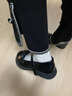 米萊滋（MILAIZI）女童公主鞋開(kāi)學(xué)春秋新款小皮鞋單鞋黑色軟底鞋子秋天小女孩表演出 經(jīng)典黑色 34 鞋內長(cháng)約21.4cm 曬單實(shí)拍圖