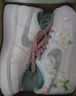 耐克（NIKE）AirForce1立體刺繡花朵貼布氛圍感百搭低幫板鞋運動休閑鞋男女款 粉紅色 38 曬單實拍圖