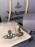 薇薇安·威斯特伍德（Vivienne Westwood）[代購現(xiàn)貨]西太后新款項鏈經(jīng)典立體土星項鏈毛衣鏈送女友七夕禮物 金色-立體項鏈中號 曬單實拍圖