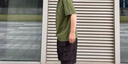 卡賓【刺繡口袋】男裝涼感T恤半袖潮牌圓領t短袖寬松上衣 曬單實拍圖