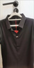 皮爾卡丹（pierre cardin）冰爽涼感POLO衫夏季新款純色商務(wù)休閑V領(lǐng)無痕透氣冰絲短袖T恤男 黑色 XL 推薦【130-155斤】 曬單實拍圖