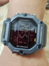 卡西歐（CASIO）手表經(jīng)典小方塊防水運(yùn)動電子學(xué)生兒童手表AE-1600H-8BVPF 曬單實拍圖