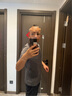 拓路者運(yùn)動(dòng)短袖T恤男速干衣男美利奴羊毛健身運(yùn)動(dòng)快干半袖 隕石灰 L  曬單實(shí)拍圖