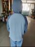 雪中飛兒童防曬衣夏季新款中大童涼感皮膚衣男童女童UPF50+防曬衣 冰藍色 130cm 曬單實(shí)拍圖