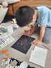 美邦祈富 炫彩刮畫紙A4刮畫紙小學(xué)生刮刮畫兒童刮蠟紙幼兒園黑色刮刮紙模版工具套裝20張 速寫 馬克筆繪畫 曬單實(shí)拍圖