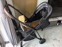 FORSUNNY嬰兒車(chē)可坐可躺雙向嬰兒推車(chē)輕便折疊減震高景觀遛娃神器兒童推車(chē) 一鍵收車(chē)手把換向+遮陽(yáng)傘蓬 灰色 大童溜娃神器新生兒寶寶手推車(chē) 曬單實(shí)拍圖
