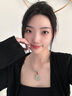 周百福和田玉彌勒佛吊墜女項(xiàng)鏈女2025新款玉佩生日七夕情人節(jié)禮物送女友 曬單實(shí)拍圖
