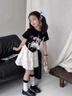 moonkids女童半身裙2025夏季新款蓬蓬公主裙子夏裝兒童女寶寶花邊蛋糕短裙 4473白色蛋糕裙 140 cm 曬單實拍圖