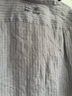 無(wú)印良品（MUJI）男式 漢麻水洗 長(zhǎng)袖襯衫 男士襯衣外套上衣男款夏季 男裝AC218A5S 灰色條紋 XL (180/104A) 曬單實(shí)拍圖