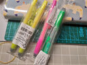 派通（Pentel）SXS15 按動熒光筆 記號筆標記筆 可換芯 伸縮式熒光筆4.5mm 黃色（2支裝） 曬單實拍圖
