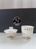 羊脂玉功夫茶具套裝高檔茶壺辦公室中式防燙蓋碗茶杯禮盒裝送禮 山谷雅居·21頭雙側(cè)把壺套組 曬單實(shí)拍圖