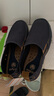 卡洛妲男士新款休閑透氣防滑懶人鞋 沃爾盧/牛仔藍/Crocs 42 曬單實(shí)拍圖