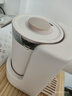 JMEY恒溫電熱水壺?zé)畨丶矣谜{(diào)奶器嬰兒沖奶機(jī)奶泡機(jī)多功能燒水壺智能保溫電水壺定量出水H5 2L 白色 曬單實(shí)拍圖