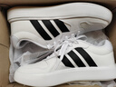 adidas LITECOURT休閑板鞋男女阿迪達斯官方輕運動(dòng) 白/黑色/淺灰 39 曬單實(shí)拍圖