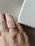 我愛鉆石網(wǎng) 鉆戒白18K金鉆石戒指女款鉑金求婚結(jié)婚戒指四爪GIA裸鉆定制情結(jié) 50分FG色 曬單實拍圖