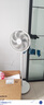 美的（Midea）電風扇落地扇 家用風扇落地臺式立式電風扇宿舍臥室風扇桌面小風扇臺地立3用輕音節(jié)能大風力電風扇 【柔風助眠】7葉勁風落地扇 曬單實拍圖