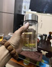 飛劍【官方正品】飛劍純鈦玻璃杯雙層高檔便攜男禮品泡茶杯水杯220ml 薄荷綠220ml 曬單實(shí)拍圖
