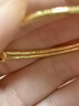 周大福素圈寶寶金飾黃金手鐲實心周歲禮物足金(工費:220計價)EOF1429 足金 約8.10g 曬單實拍圖