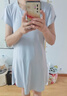 蕉內(nèi)300S女士睡裙莫代爾夏季涼感睡衣帶杯bra家居服七夕情人節(jié)送女友 曬單實(shí)拍圖
