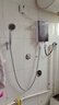 美的多采即熱式電熱水器電家用小型恒溫速熱衛(wèi)生間過水熱洗澡免儲水 7000W （墨石黑）+漏保開關(guān) 曬單實拍圖