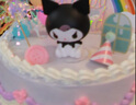 知印兒童生日蛋糕同城配送卡通烘焙庫洛米宇航員奧特曼全國蛋糕同城送 庫洛米蛋糕好看 6英寸(適合1-3人) 曬單實(shí)拍圖