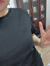 FILA 斐樂針織連衣裙2025夏季新款時尚休閑開叉顯瘦修身T恤長裙 正黑色-BK L 170/88A/L 曬單實拍圖