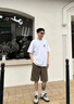 倉石一樹 KAZUKI KURAISHI倉石一樹小熊短袖T恤男士夏季休閑2025新款潮牌時(shí)尚圓領(lǐng)印花半袖 白色 M 曬單實(shí)拍圖