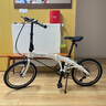 大行（DAHON）P10折疊自行車20英寸10速鋁合金成人通勤V剎 PAA003 漸變白 曬單實(shí)拍圖