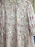 傲冬（AODOnG）真絲連衣裙女透氣刺繡精致甜美桑蠶絲韓版顯瘦法式優(yōu)雅裙子夏季 粉灰色 XL （建議130斤以內(nèi)） 曬單實拍圖