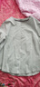 雲上生活【春日面膜t】解構顯瘦短款多色圓領(lǐng)打底衫T恤上衣2026春T9130X 淡綠色-32支法式棉氨螺紋 M （建議100-115斤左右） 曬單實(shí)拍圖