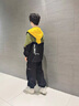 G.DUCKKIDS兒童外套男春秋季新款男童秋裝外套休閑帥氣拼色風(fēng)衣中大童裝男孩 淺灰色qseaoao 130 建議身高120-130cm年齡7-8 曬單實拍圖