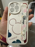 富界【迪士尼授權】蘋(píng)果系列手機殼iPhone15Promax卡通14plus防摔17Air腕帶16支架12小羊皮13 小胖妞白色腕帶款【X1799迪士尼】 iPhone 14 Pro Max 曬單實(shí)拍圖