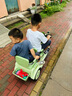 飛鴿兒童電動(dòng)雙人摩托車可坐大人2人男女孩寶寶1-8歲三輪車遙控玩具車 香草綠 藍(lán)牙遙控 雙驅(qū)12V4 音樂 親子車同乘  送生日周歲禮物 曬單實(shí)拍圖